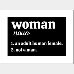 Woman Definition Posters and Art